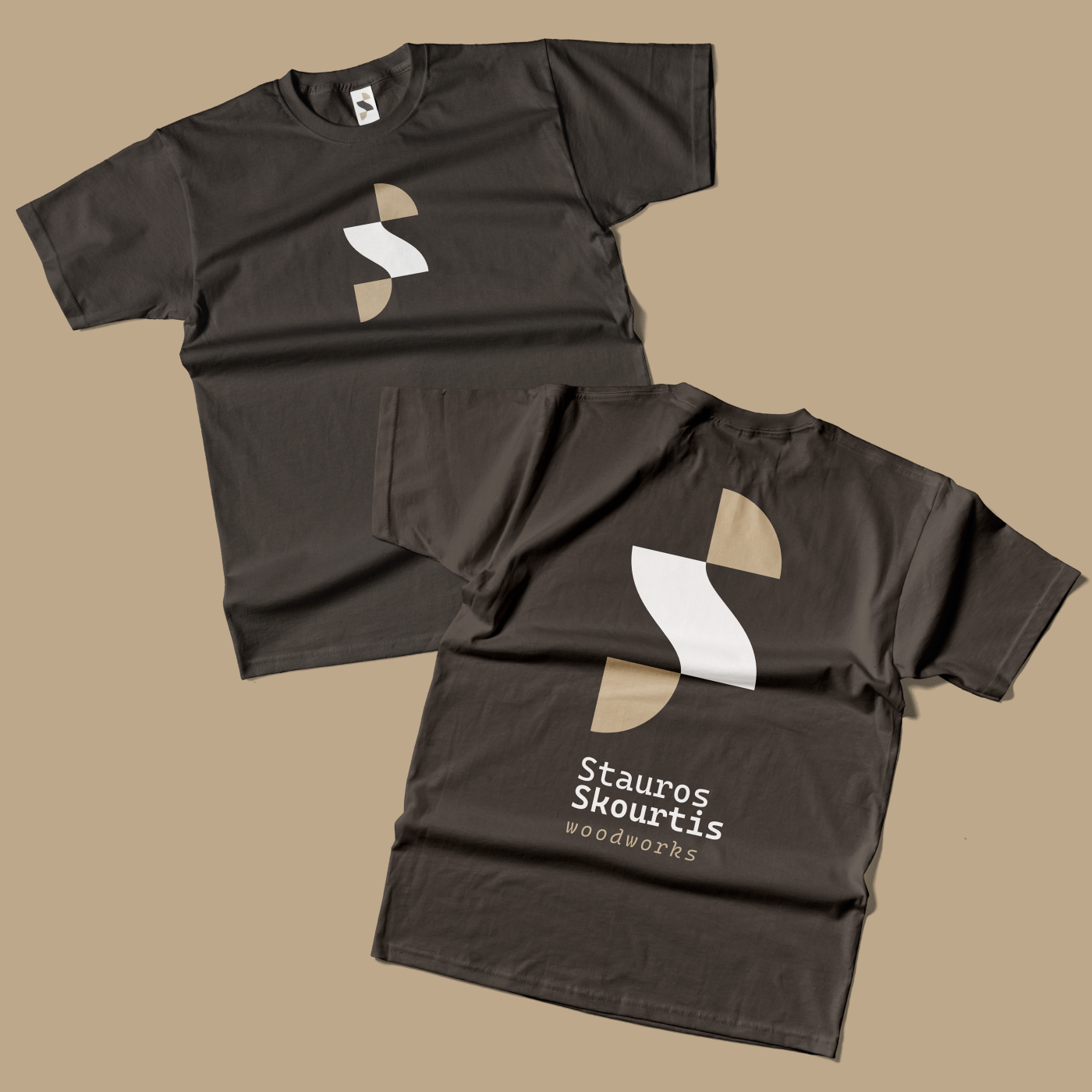 Stauros Skourtis Woodworks — Logo Design, παρουσίαση έργου 3