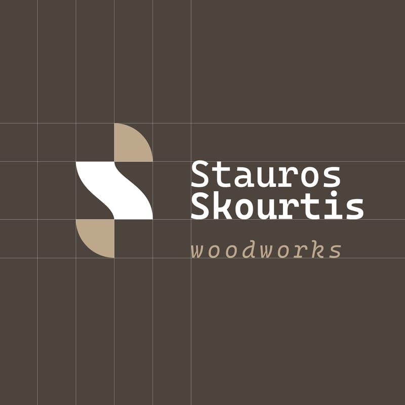 Stauros Skourtis Woodworks · Logo Design, εξώφυλλο έργου
