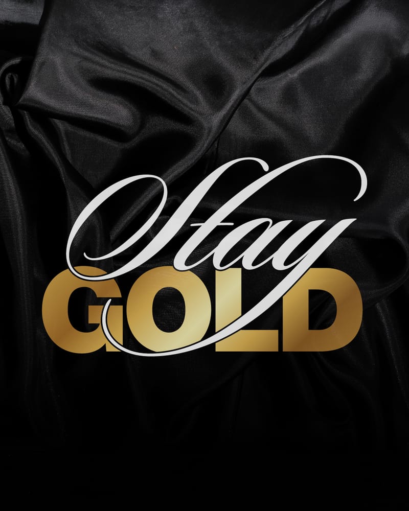 Stay Gold Barbershop · Brand Identity, εξώφυλλο έργου