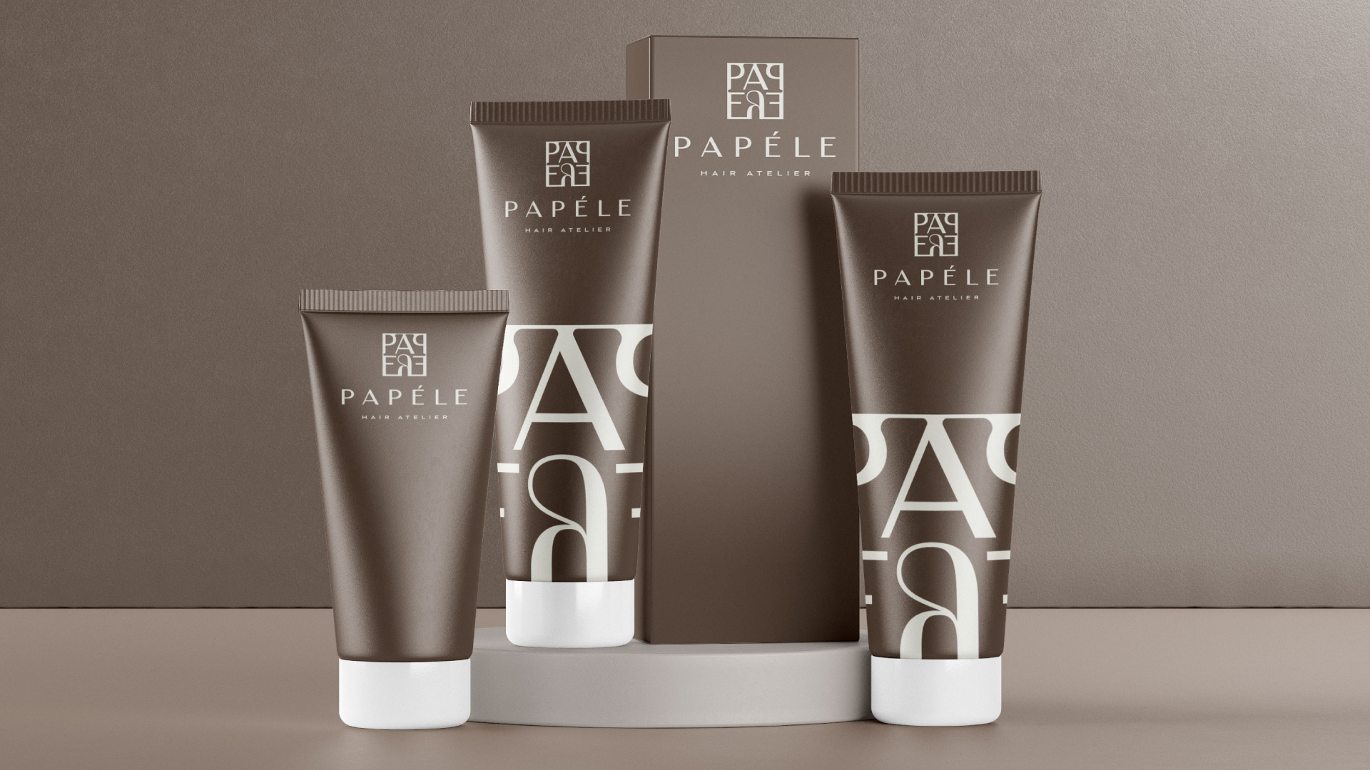 Papéle Hair Atelier — Brand Identity, παρουσίαση έργου 6