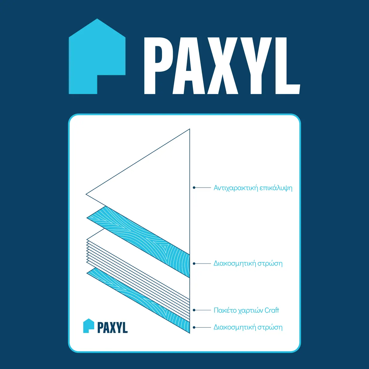 Εξώφυλλο έργου PAXYL, Οπτική ταυτότητα από τον Άγγελο Κουρτίδη