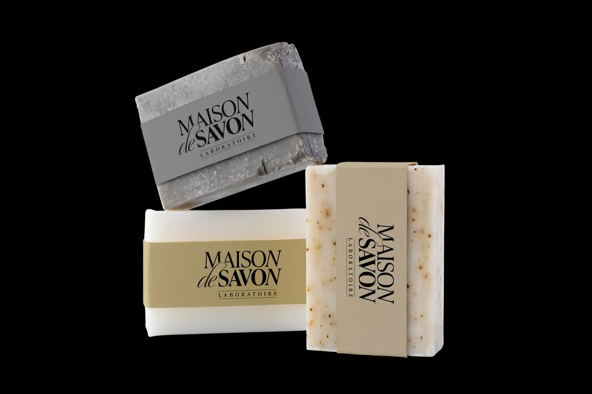 Maison de Savon soap packaging