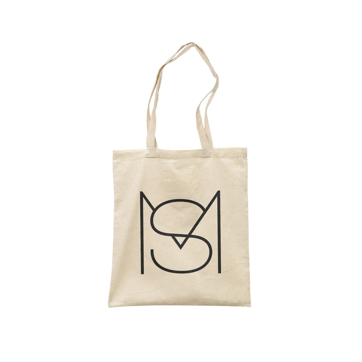 Cotton tote bag with the MdS monogram