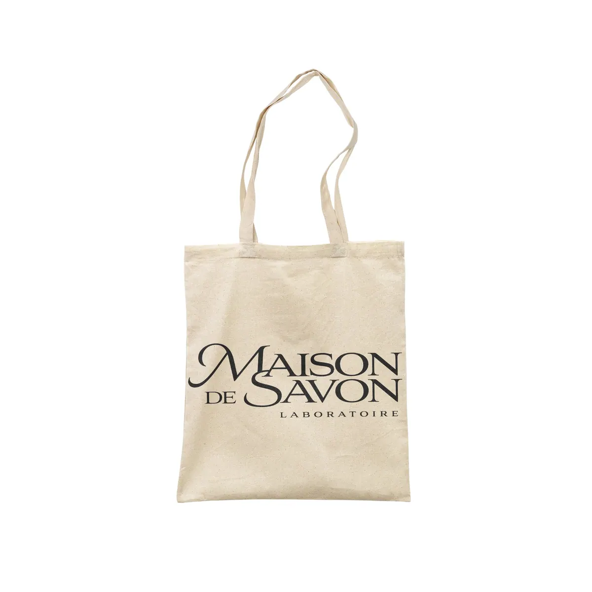 Cotton tote bag with the Maison de Savon logo