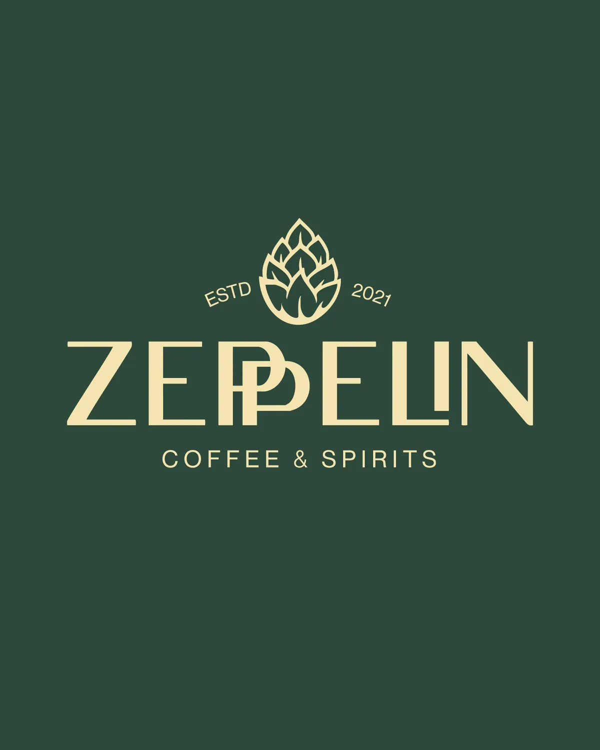 Project cover Zeppelin Coffee and Spirits, Event and Social Design by Aggelos Kourtidis