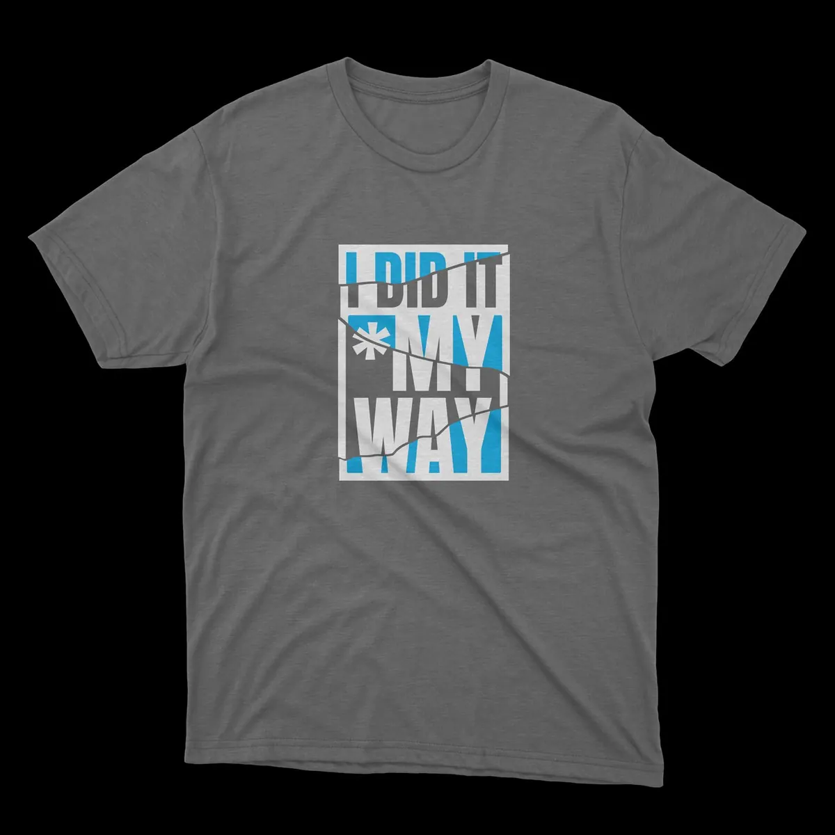 Zulu Bungy I did it my way tee in blue