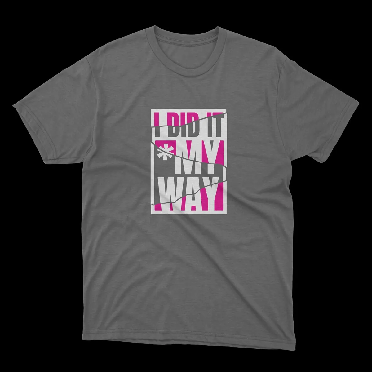 Zulu Bungy I did it my way tee in magenta