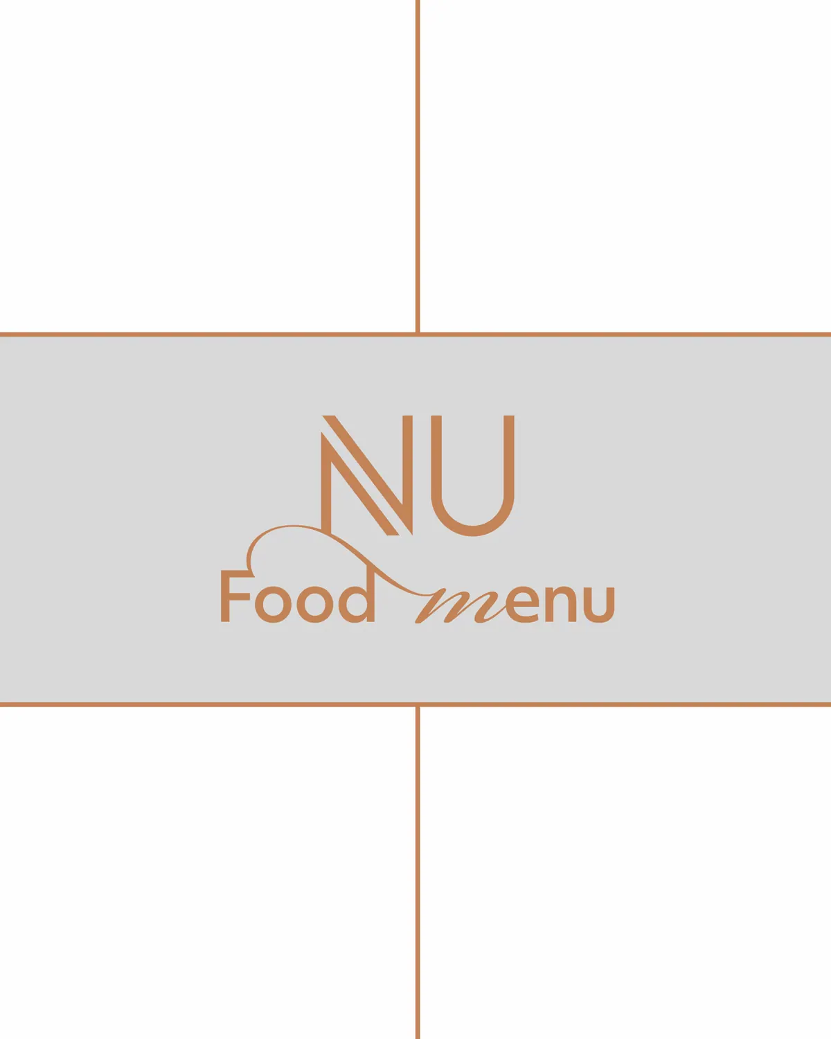 Εξώφυλλο έργου NU Resto, Μενού από τον Άγγελο Κουρτίδη