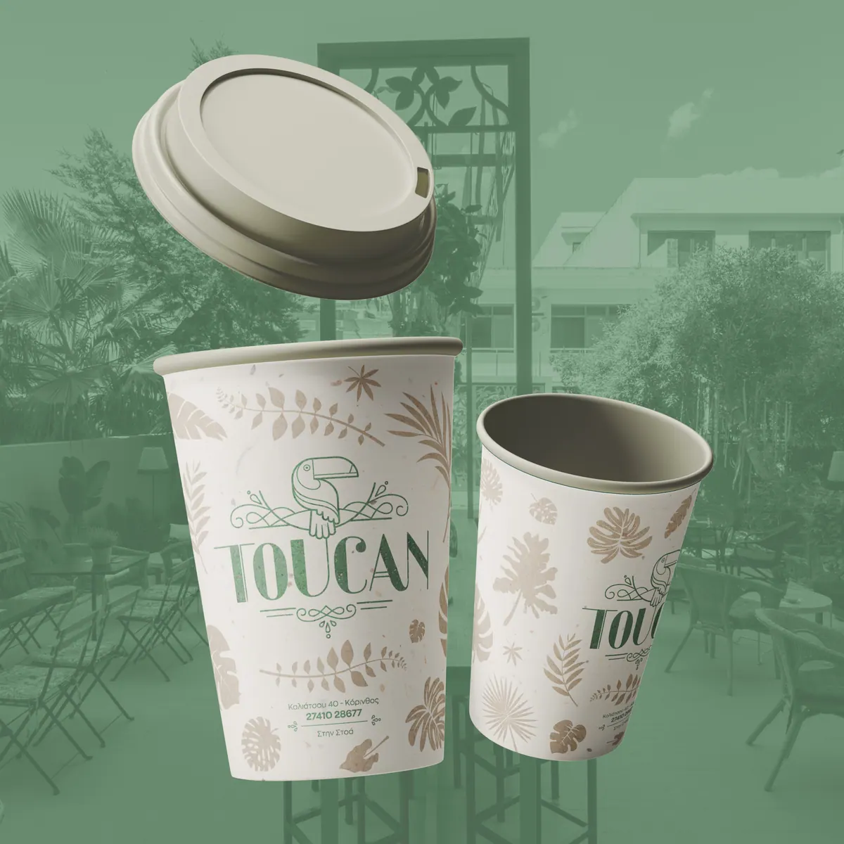 Εξώφυλλο έργου Toucan Bistrot, Έντυπα και συσκευασία από τον Άγγελο Κουρτίδη