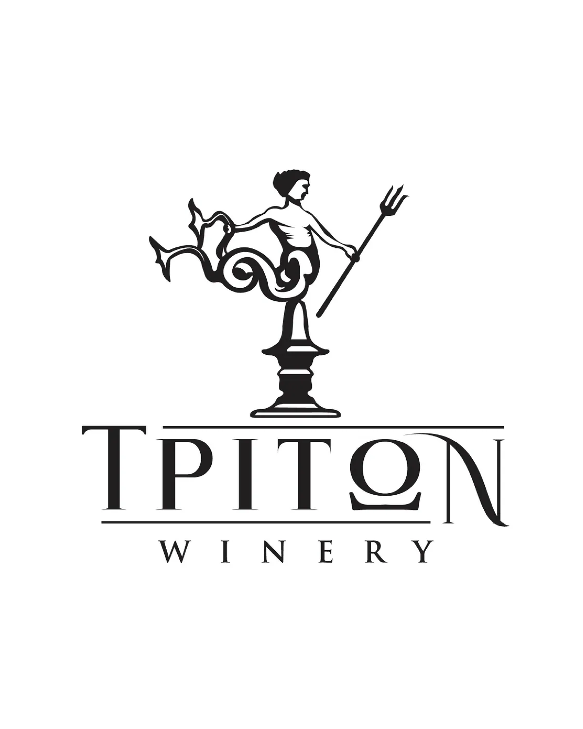 Εξώφυλλο έργου Τρίτων Winery, Ετικέτα κρασιού και έντυπα από τον Άγγελο Κουρτίδη